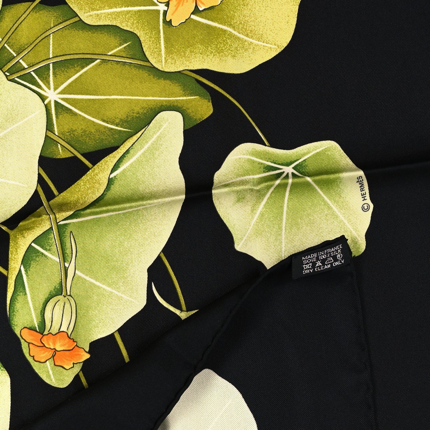 Silk Les Capucines Scarf 90