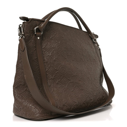 Louis Vuitton Monogram Lambskin Antheia Ixia MM Olive 3 of 9
