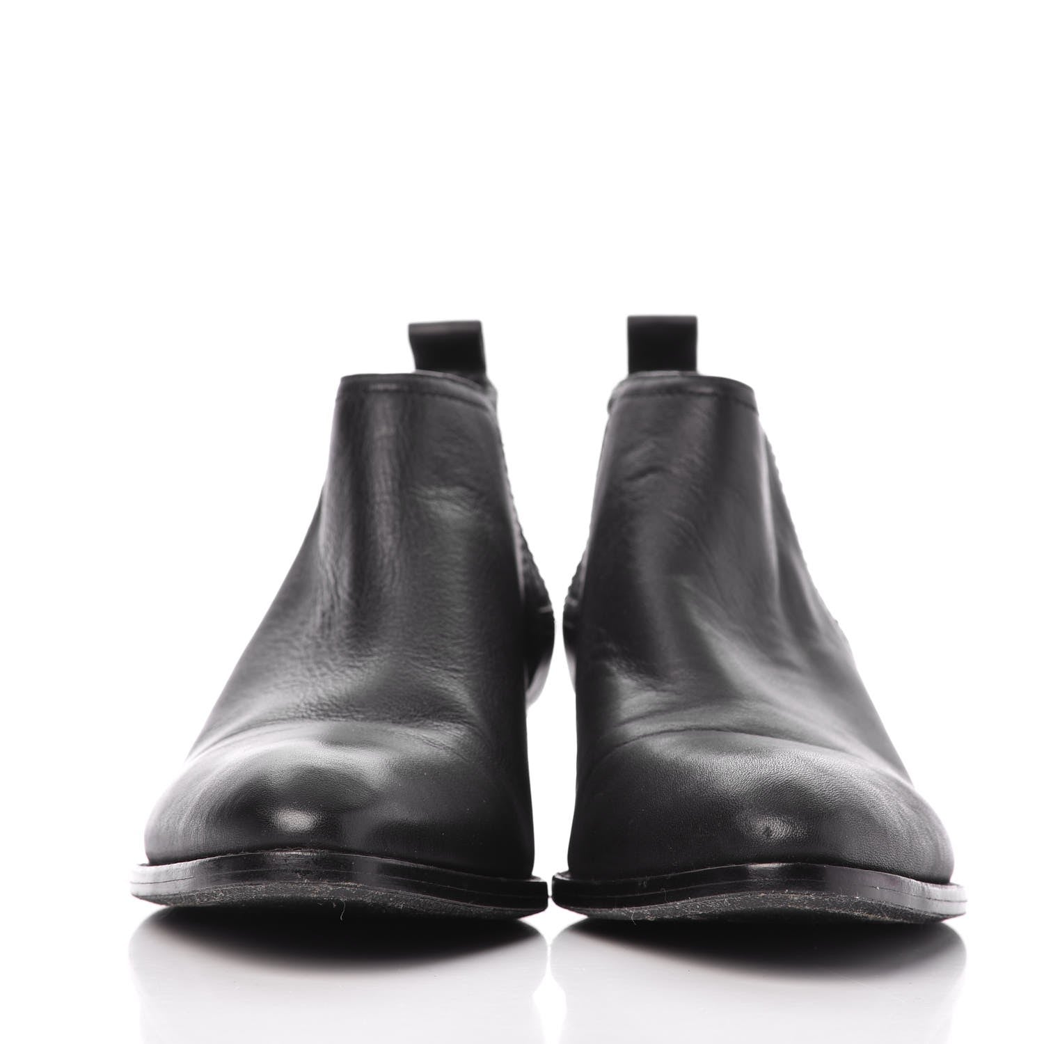 Alexander Wang Calfskin Ankle Cutout Kori Boots 38.5 Black 2 of 9