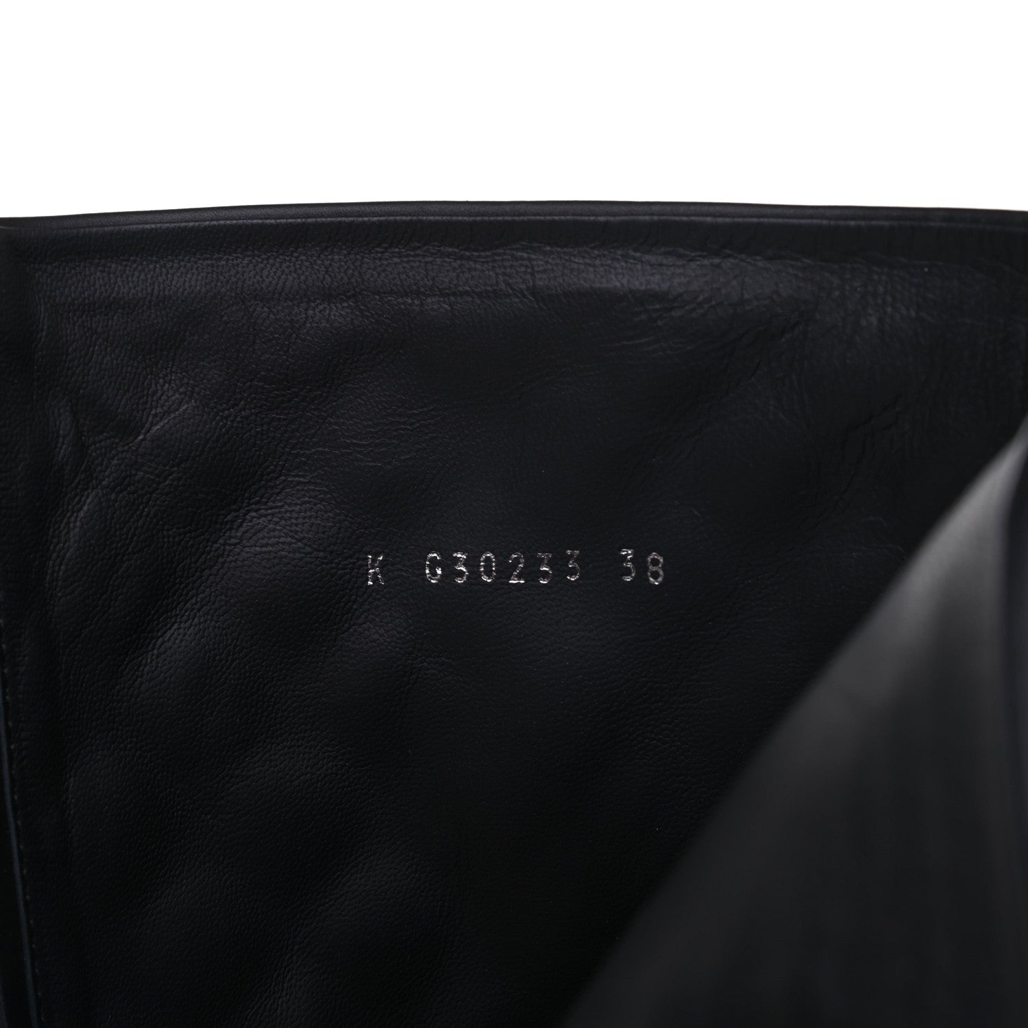 Chanel Oily Calfskin Quilted High Boots 38 Black 8 of 10