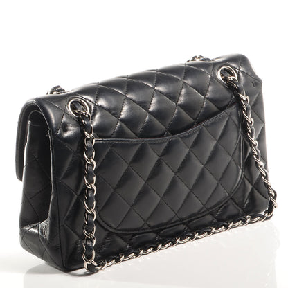 Chanel Lambskin Quilted Small Double Flap Black 3 of 9