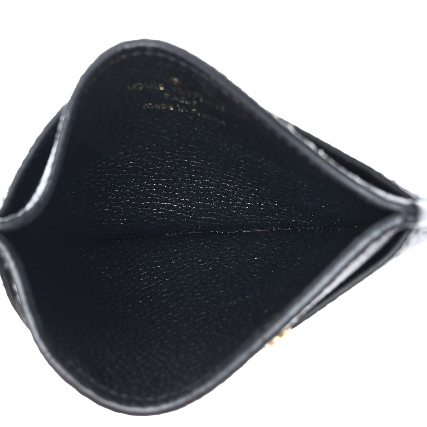 Empreinte Card Holder Black Beige