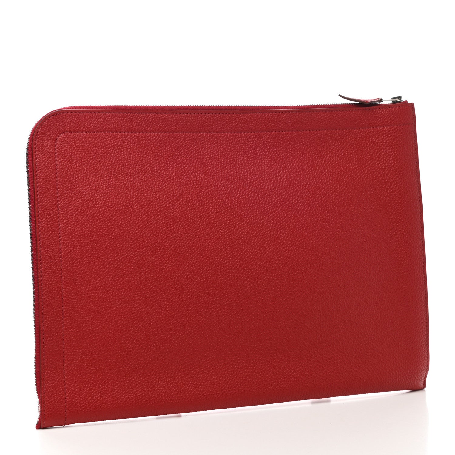 Hermes Evercolor Zip Tablet Portfolio Rouge Vif 2 of 6