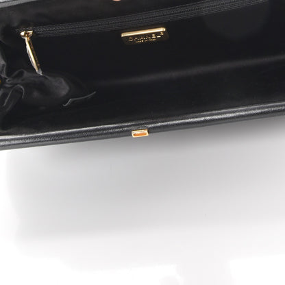 Chanel Lambskin Stitched Timeless Clutch Black 6 of 17