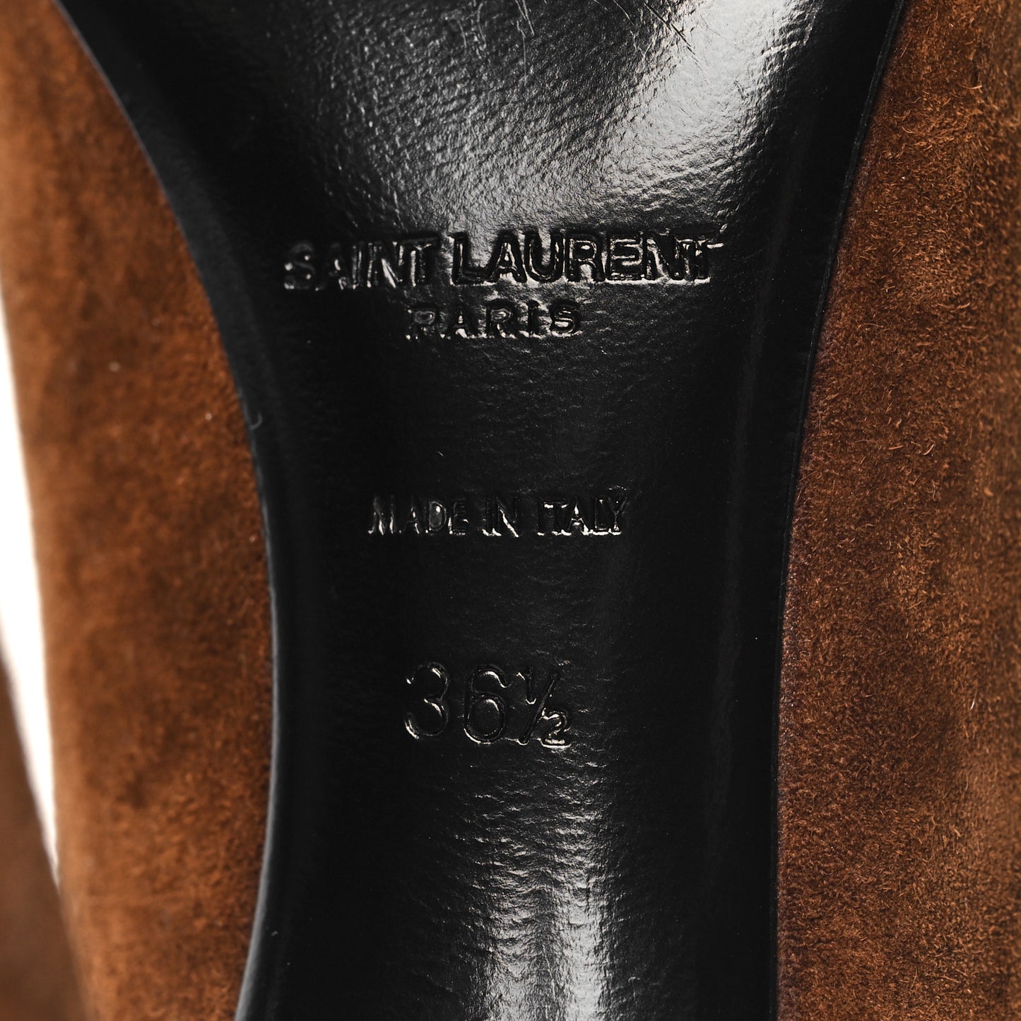 Suede Zoe 105 Pump 36.5 Caramel