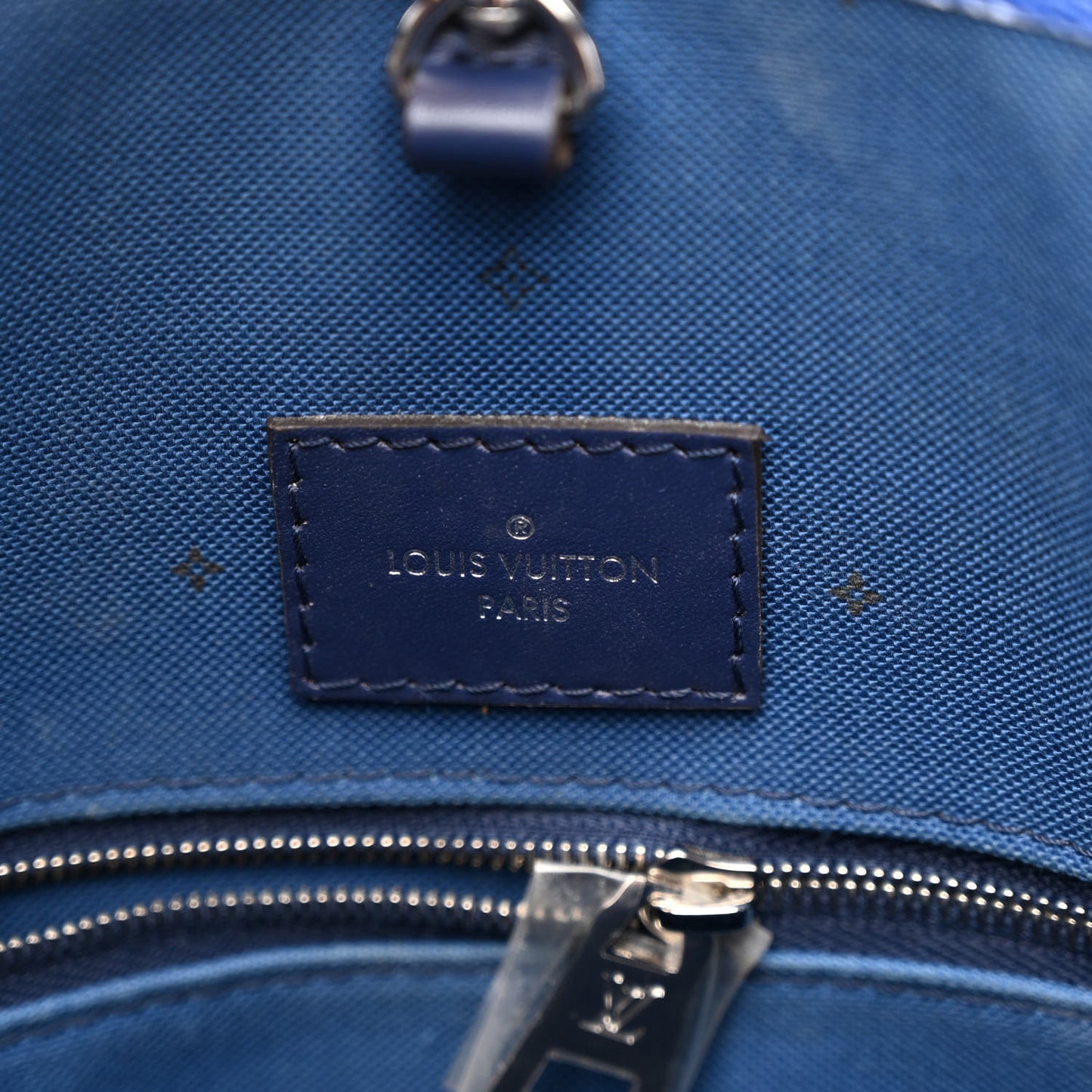 LOUIS VUITTON Monogram Escale Onthego GM Blue