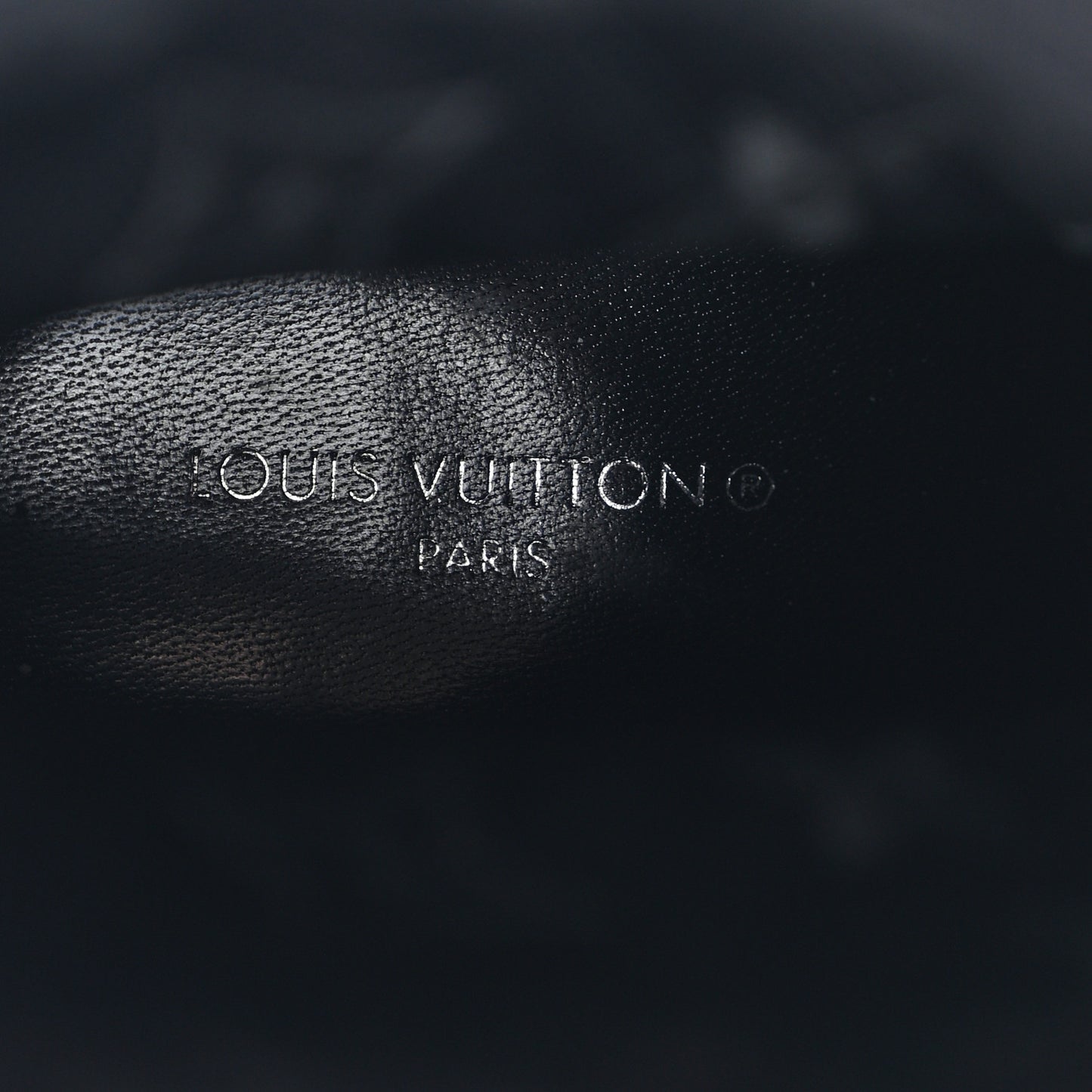 Monogram Stretch Fabric Silhouette Ankle Boots 40 Black