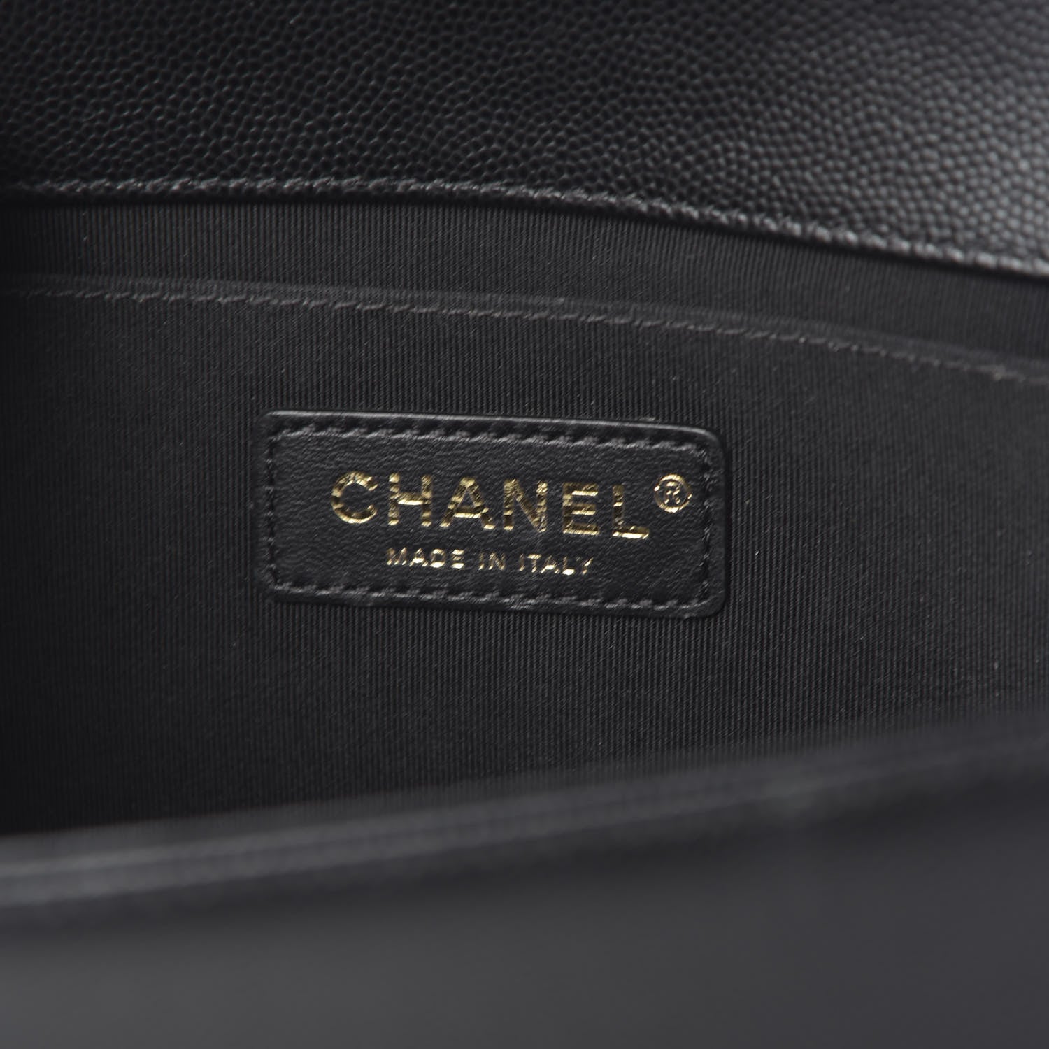 Chanel Caviar Quilted Medium Boy Flap Black 6 of 13