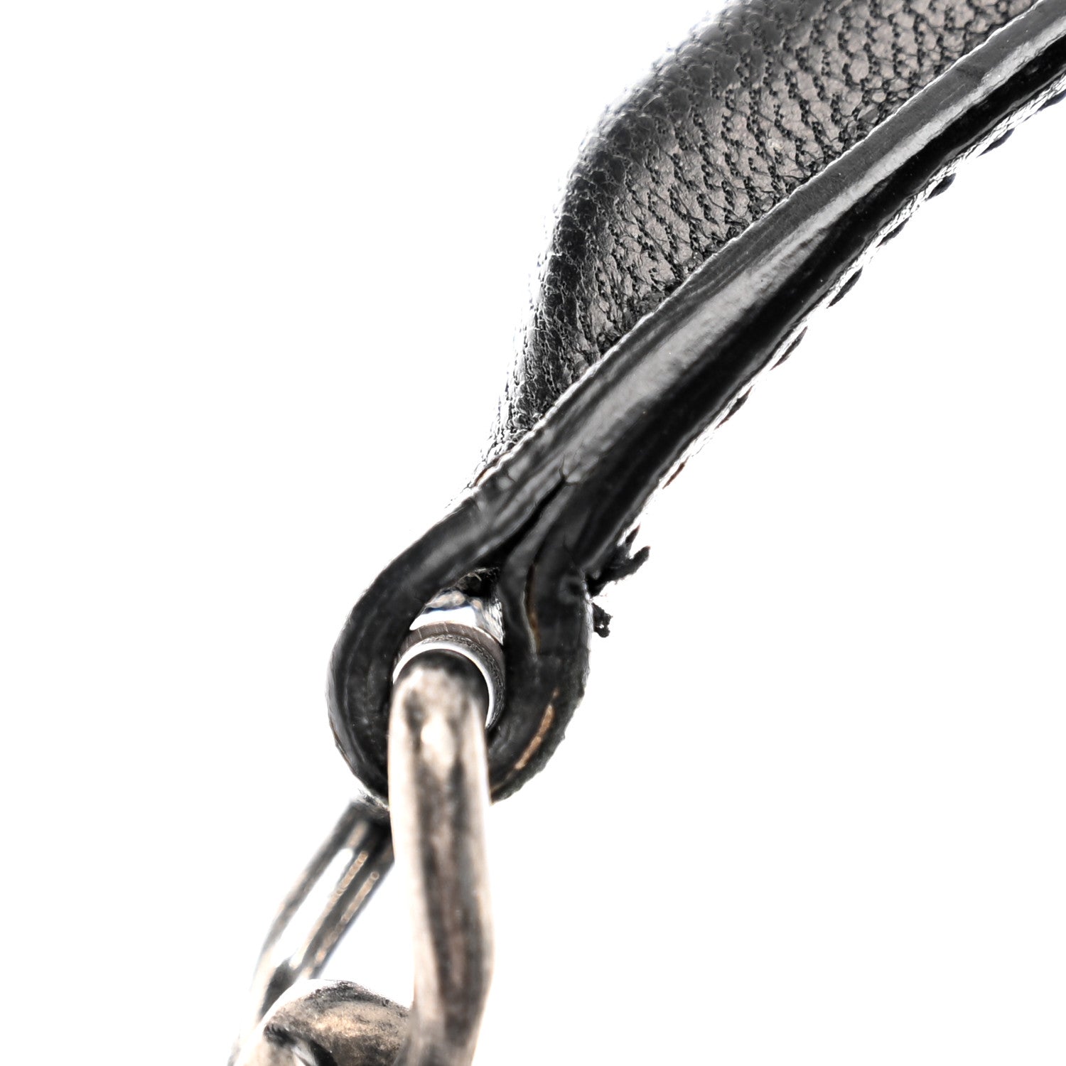 Saint Laurent Sheepskin Matelasse Chevron Monogram Medium College Bag Black 12 of 13