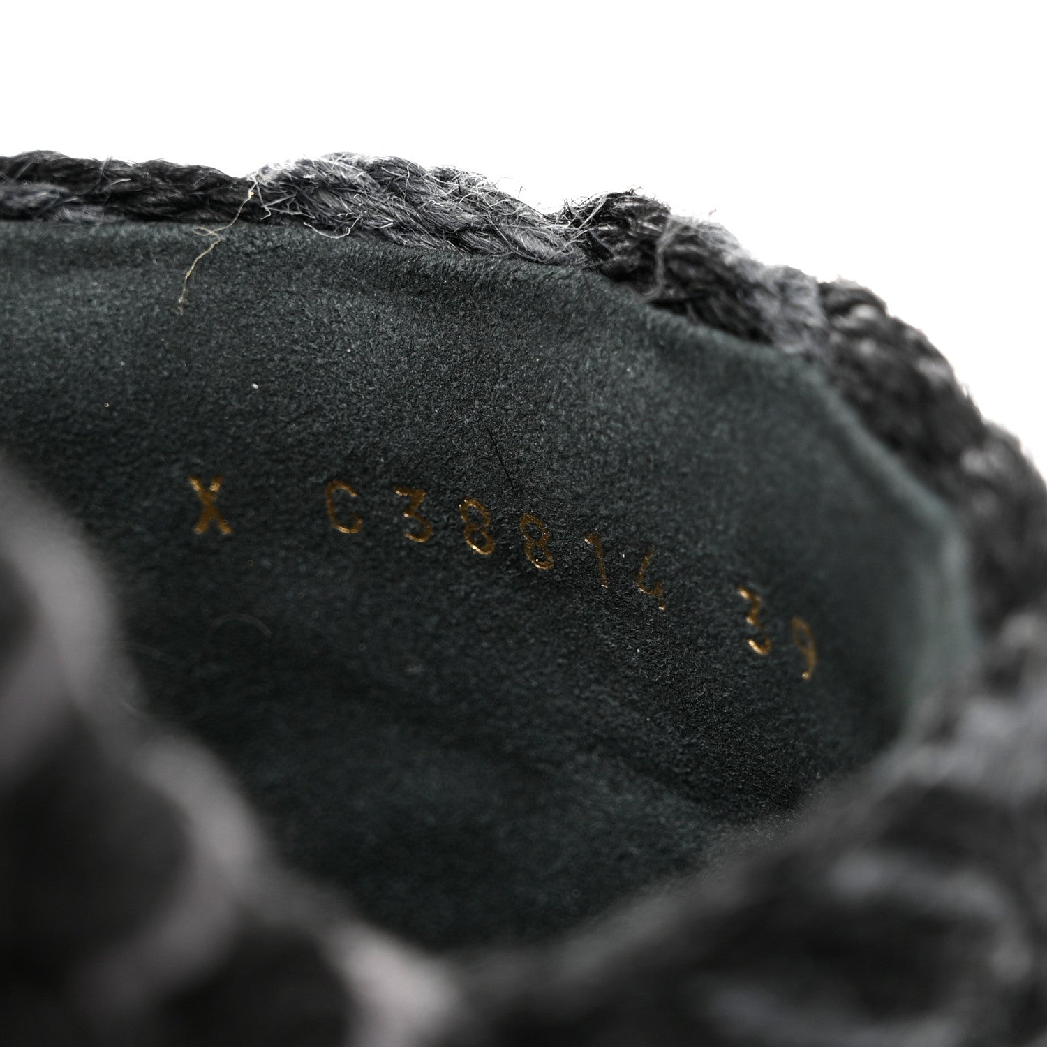 Chanel Cord Braided CC Mules 39 Black 8 of 12