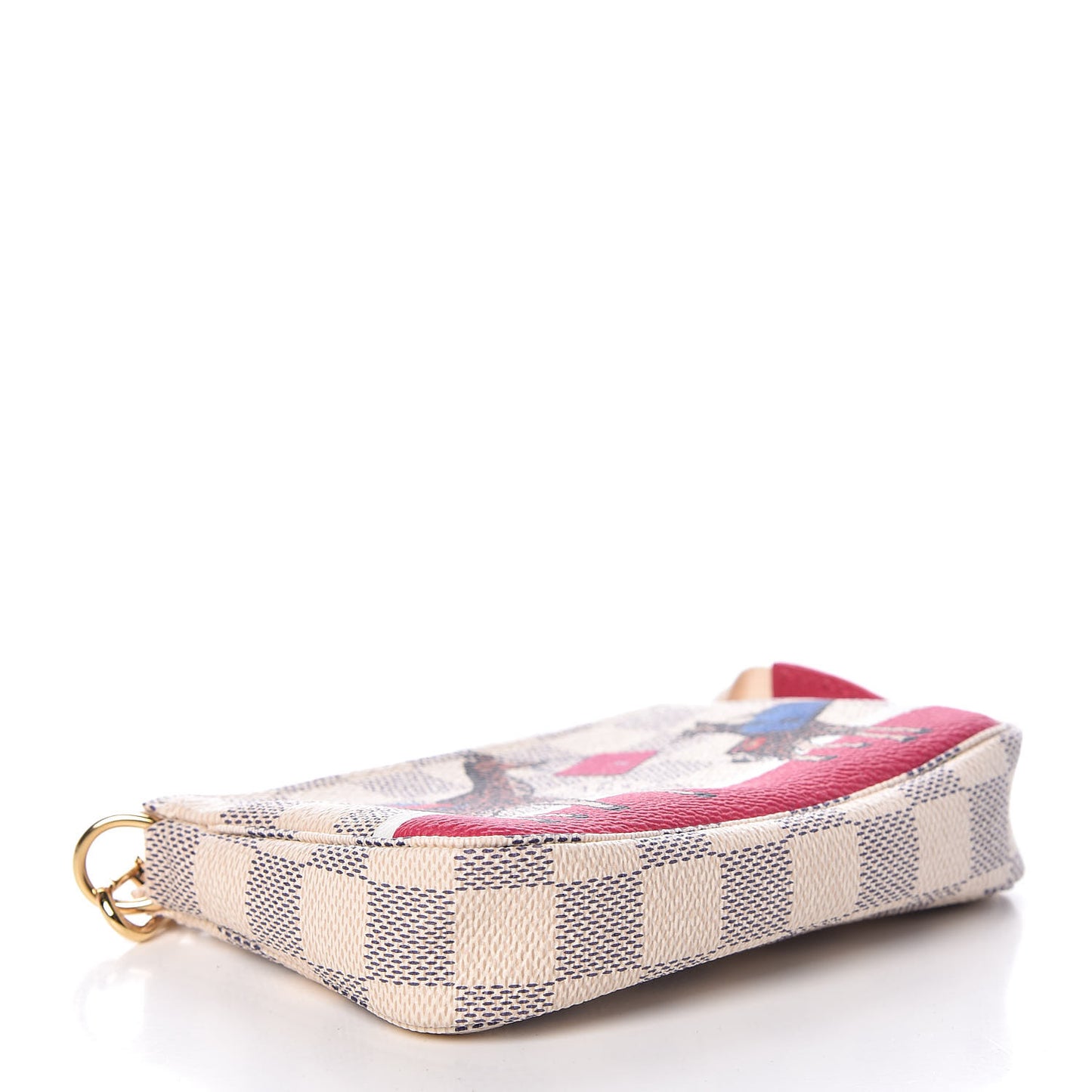 Damier Azur 2017 Christmas Animation Mini Pochette Accessories