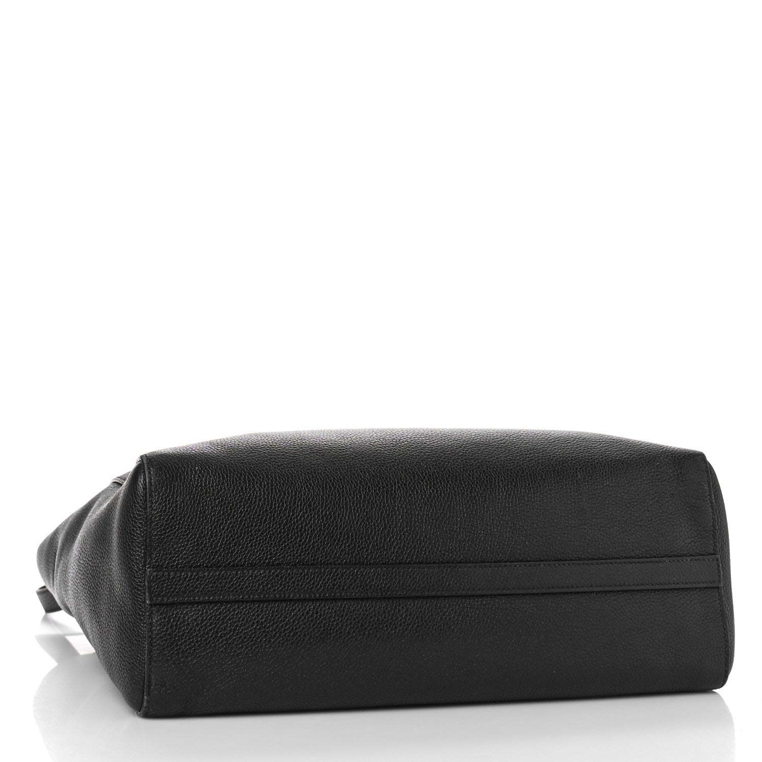 Prada Vitello Daino Shopping Tote Black 3 of 7