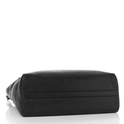 Prada Vitello Daino Shopping Tote Black 3 of 7