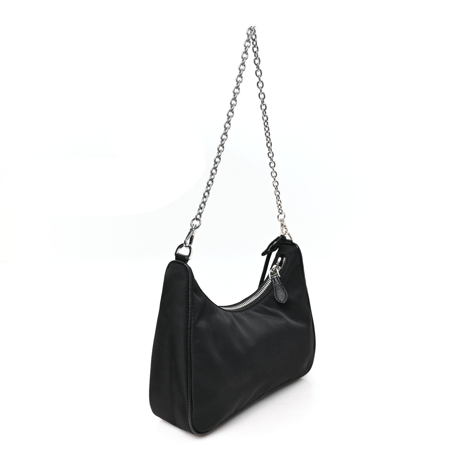 Prada Tessuto Nylon Mini Re-Edition 2000 Shoulder Bag Black 3 of 11