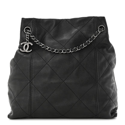 Chanel Lambskin Quilted Small Soft Touch Shoulder Bag Black 1 of 12