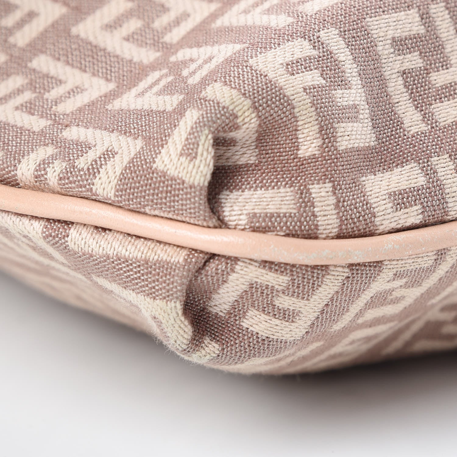 Fendi Zucchino Vitello Tube Messenger Bag Cipria Teint Cipria 7 of 8