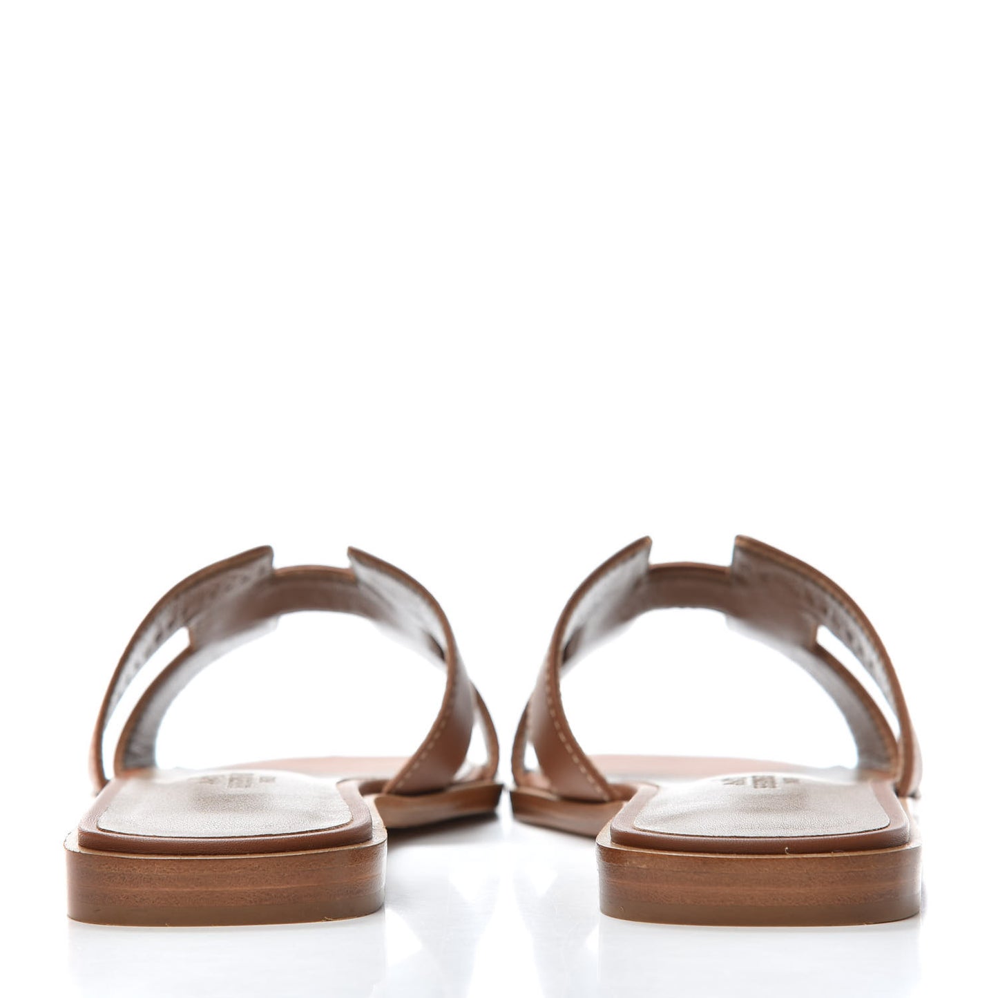 Box Calfskin Oran Sandals 35 Gold