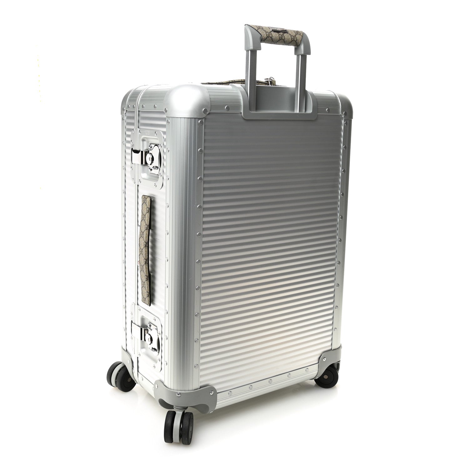 Gucci Aluminum Web Medium Porter Cabin Plus Trolley 3 of 15