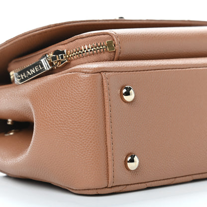 Chanel Caviar Quilted Small Business Affinity Flap Camel 8 of 9