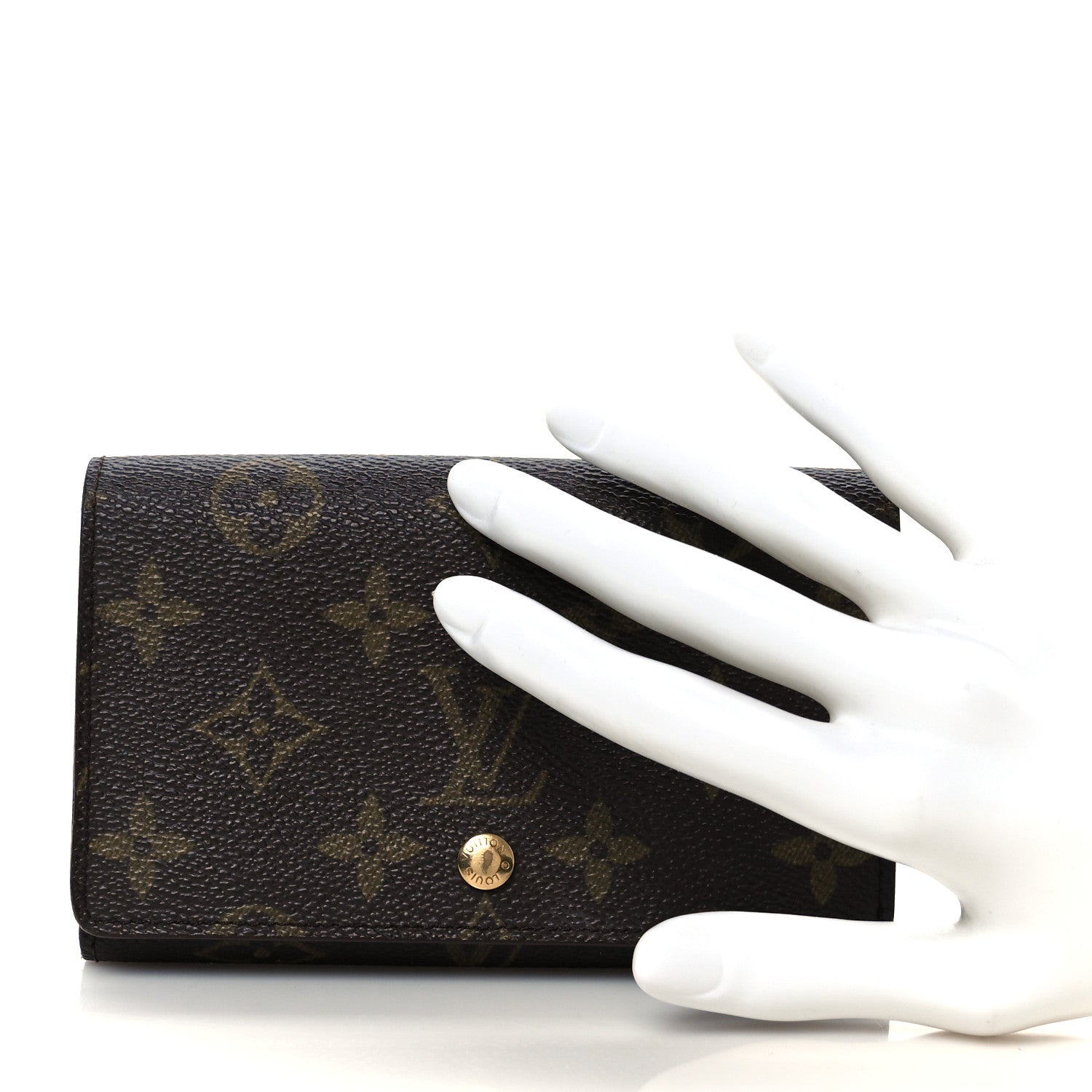 Louis Vuitton Monogram Porte-Monnaie Tresor Wallet 2 of 9