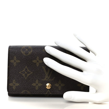 Louis Vuitton Monogram Porte-Monnaie Tresor Wallet 2 of 9