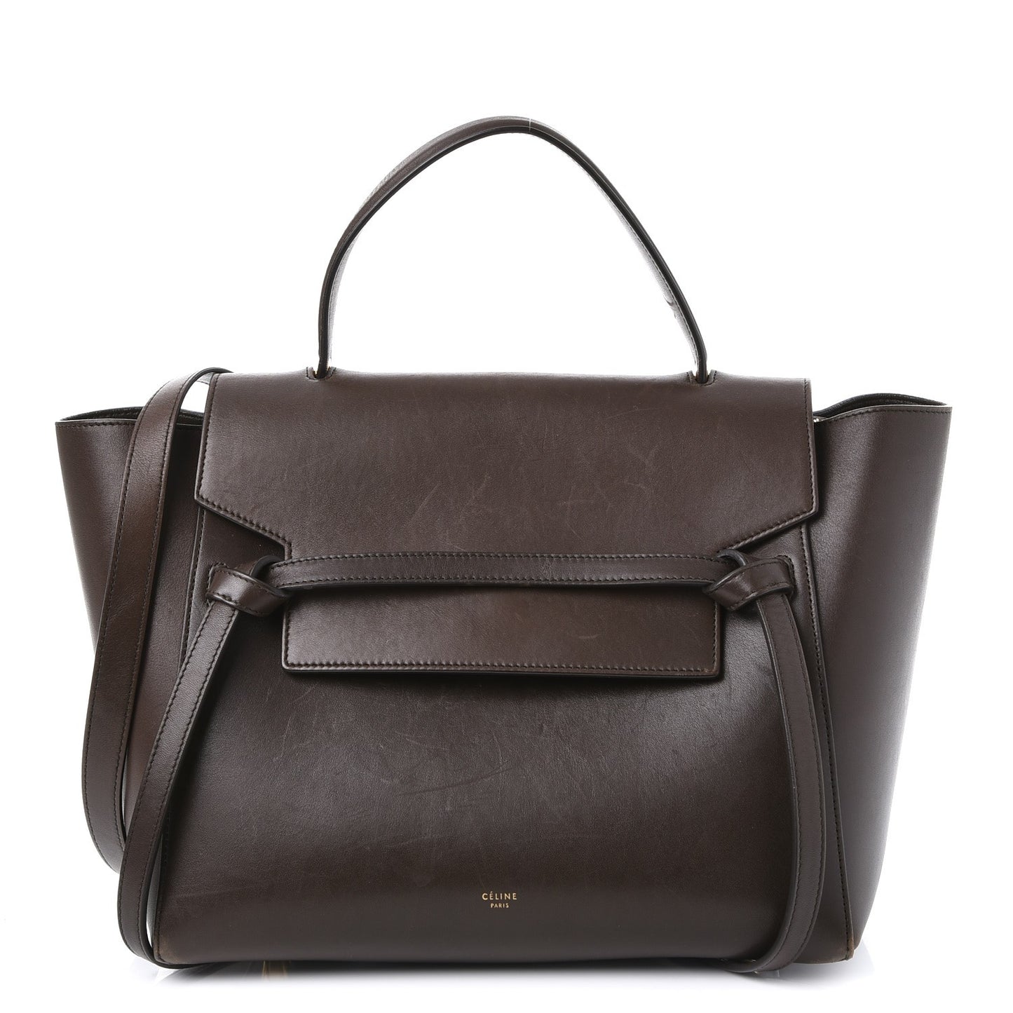 Supersoft Calfskin Mini Belt Bag Wood