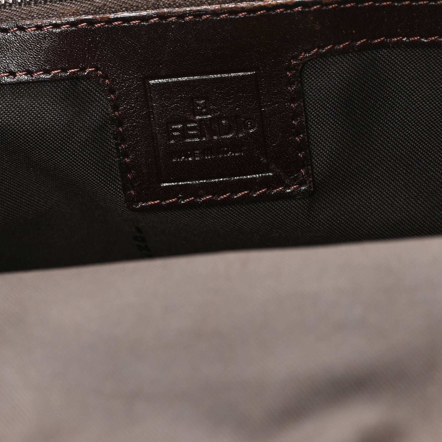 Fendi Zucca Small Holdall Tote Tobacco 6 of 12