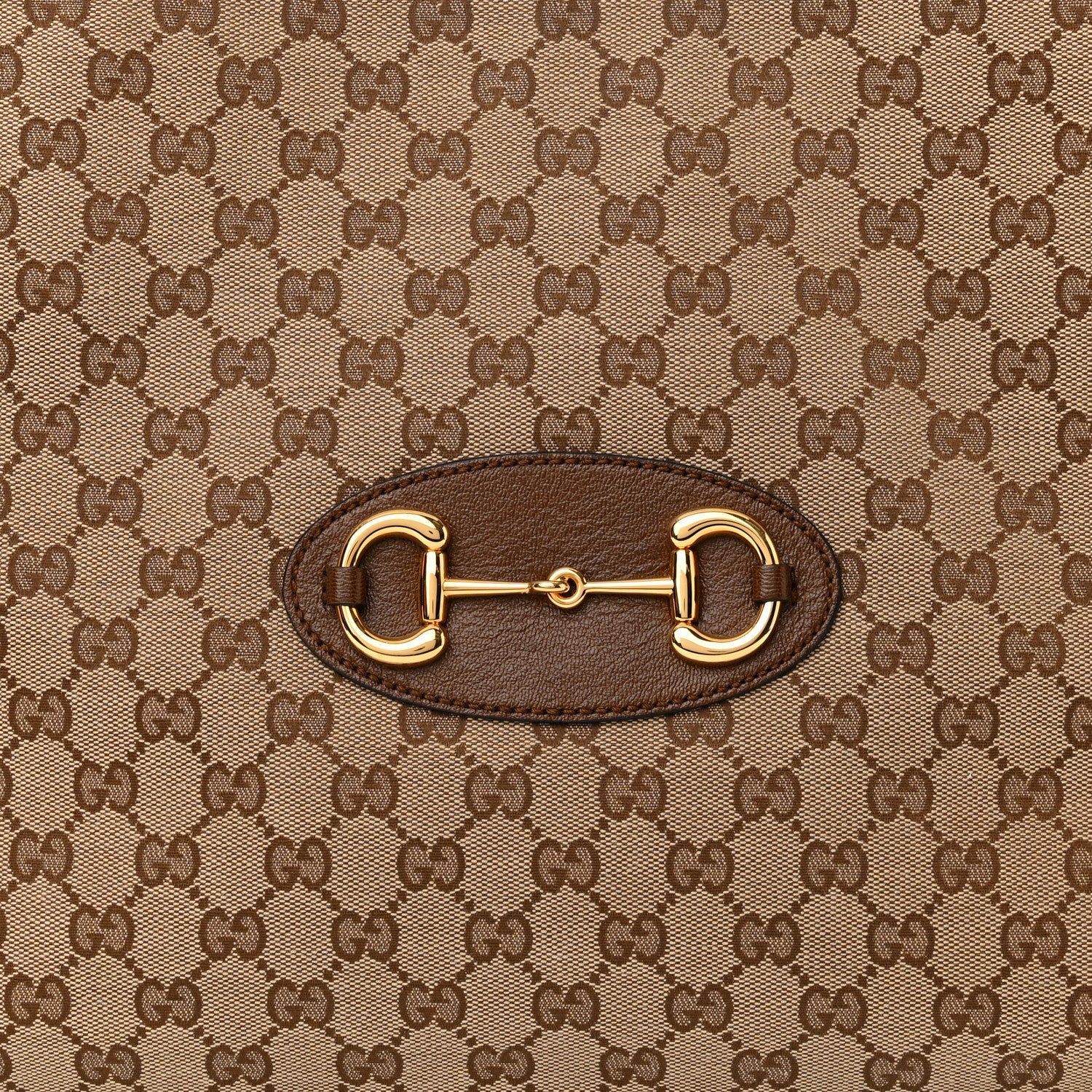 Gucci Monogram Horsebit 1955 Tote Bag Beige Brown Sugar 8 of 15
