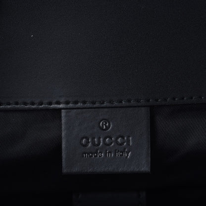 Gucci Soft GG Supreme Monogram Double Buckle Backpack Beige Black 6 of 7