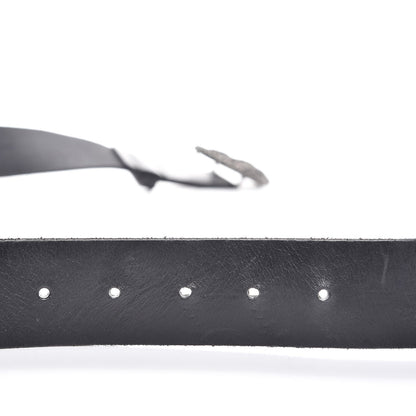 Saint Laurent Calfskin Monogram Serpent Belt 95 Black 7 of 9