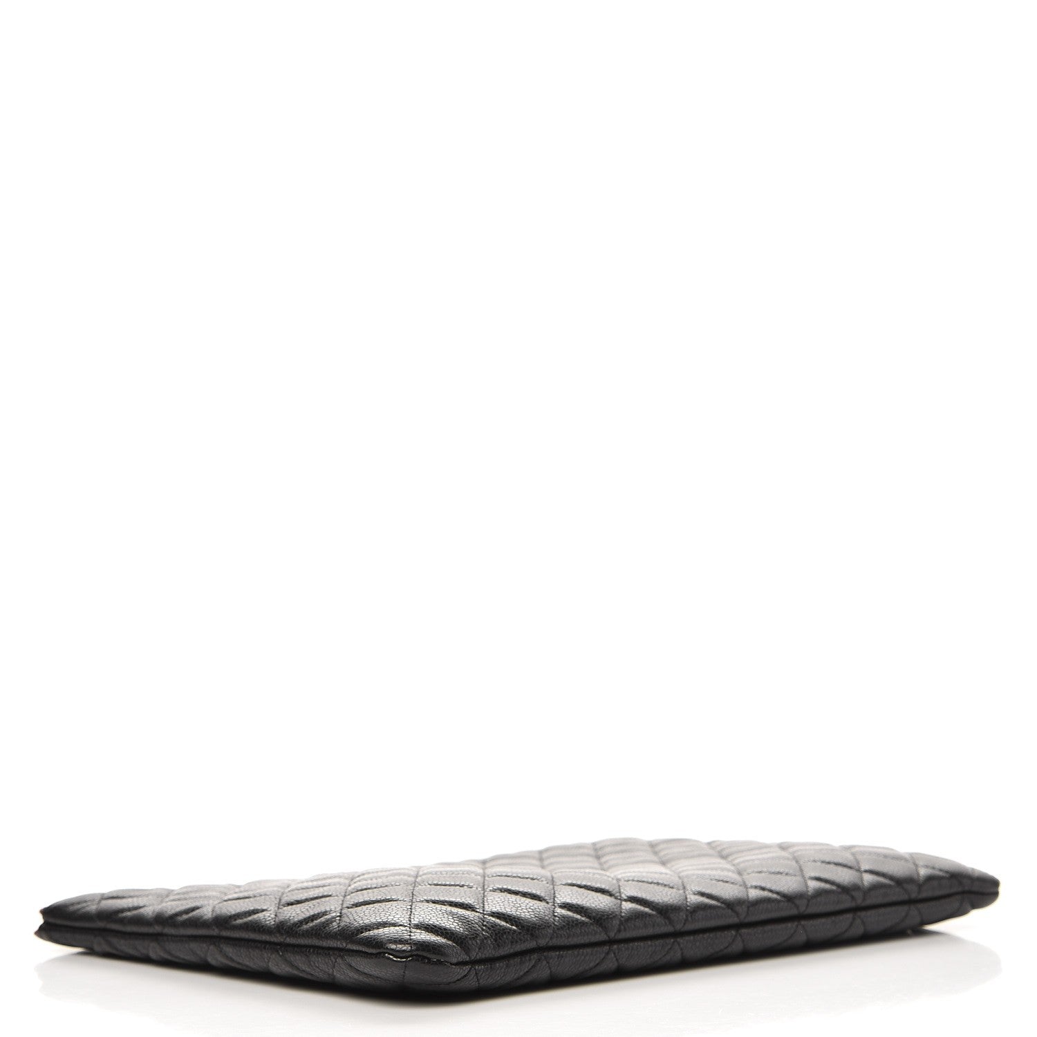Chanel Caviar Quilted Large Cosmetic Case Black 4 of 7