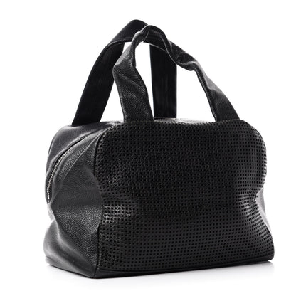 Chanel Caviar Perforated Bowler Black 3 of 10