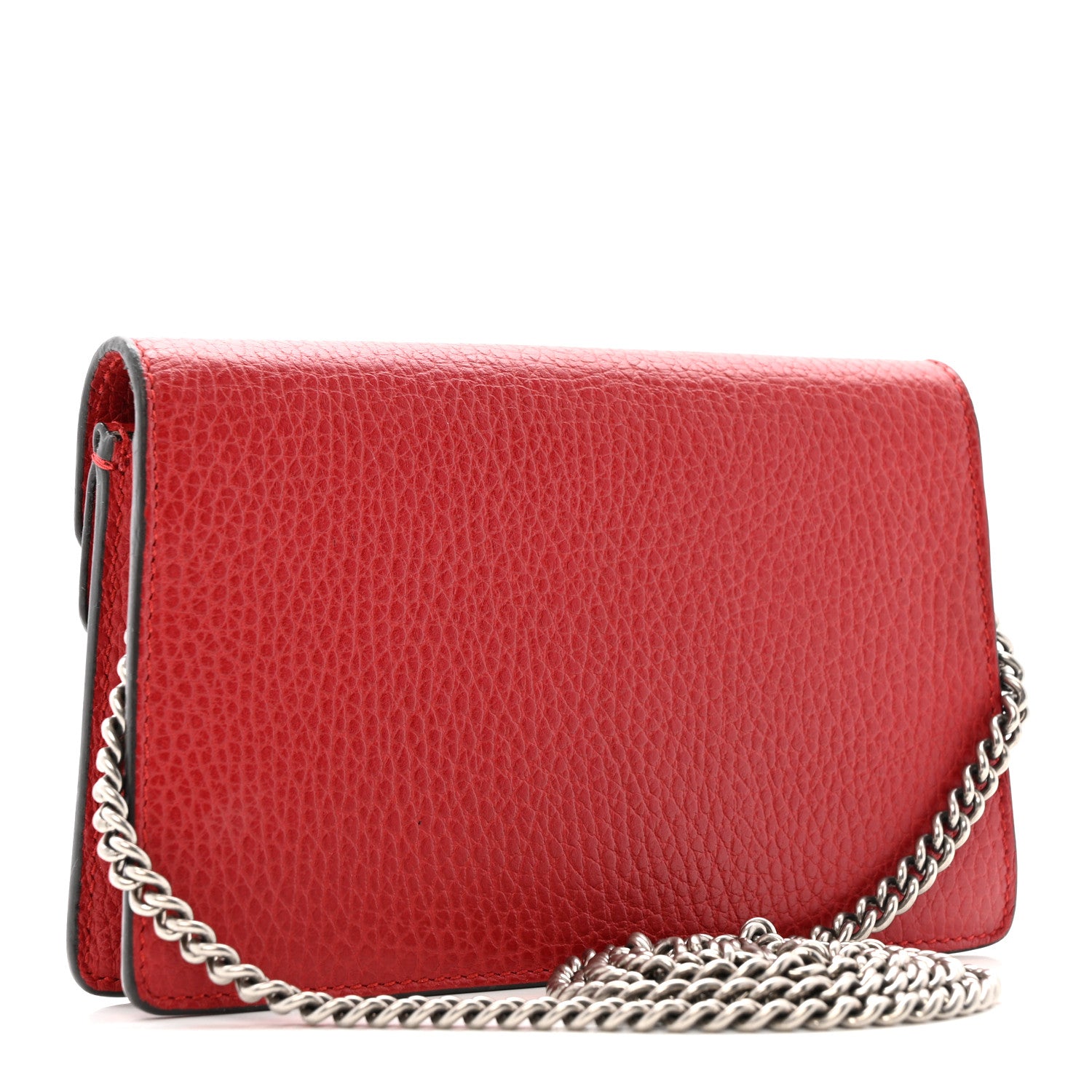 Gucci Calfskin Super Mini Dionysus Shoulder Bag Hibiscus Red 3 of 12