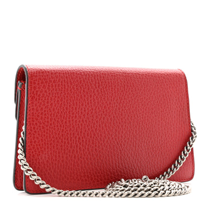 Gucci Calfskin Super Mini Dionysus Shoulder Bag Hibiscus Red 3 of 12