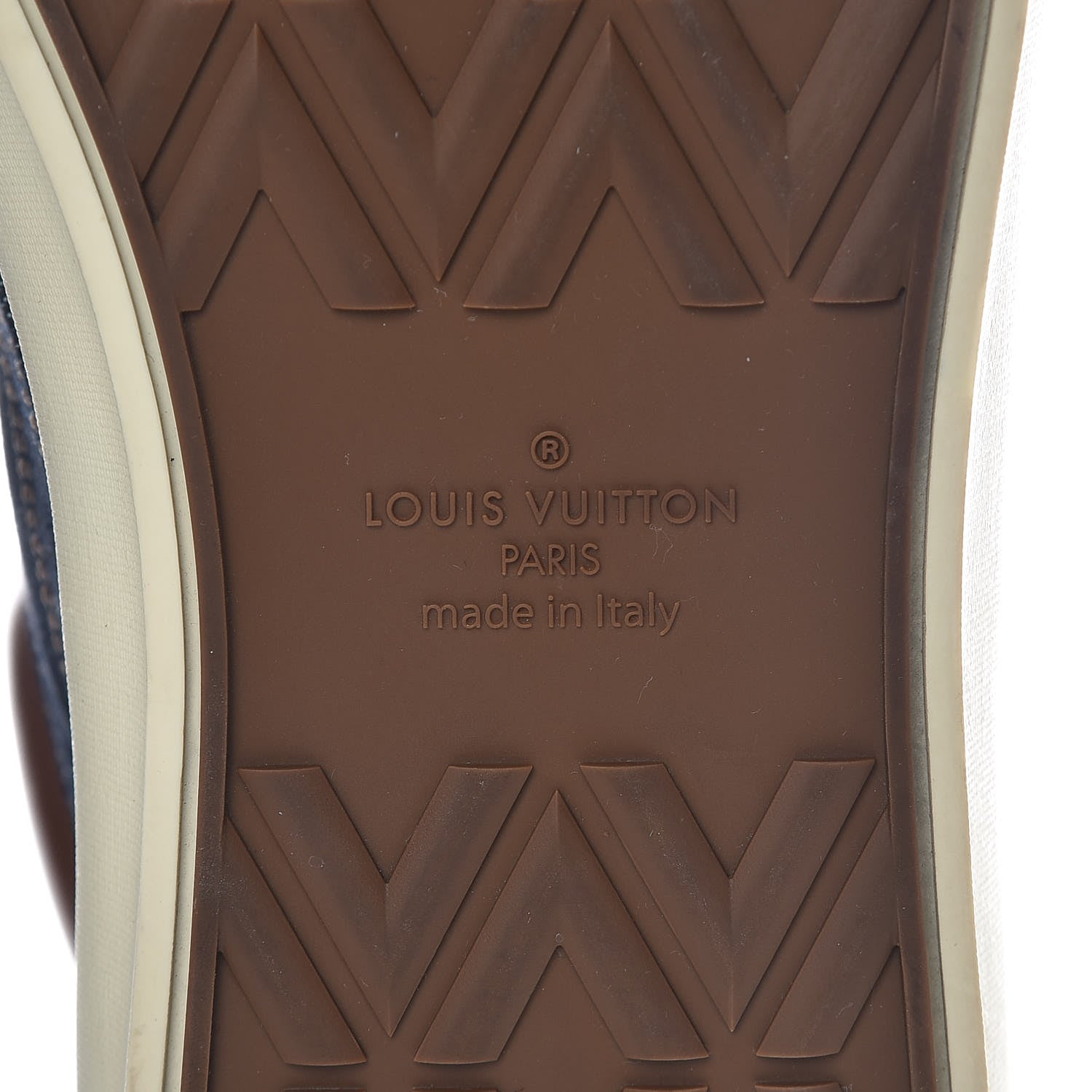 Louis Vuitton Calfskin Denim High Top Sneakers 11 6 of 15