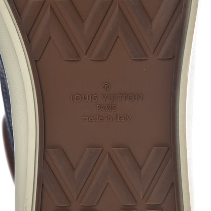 Louis Vuitton Calfskin Denim High Top Sneakers 11 6 of 15