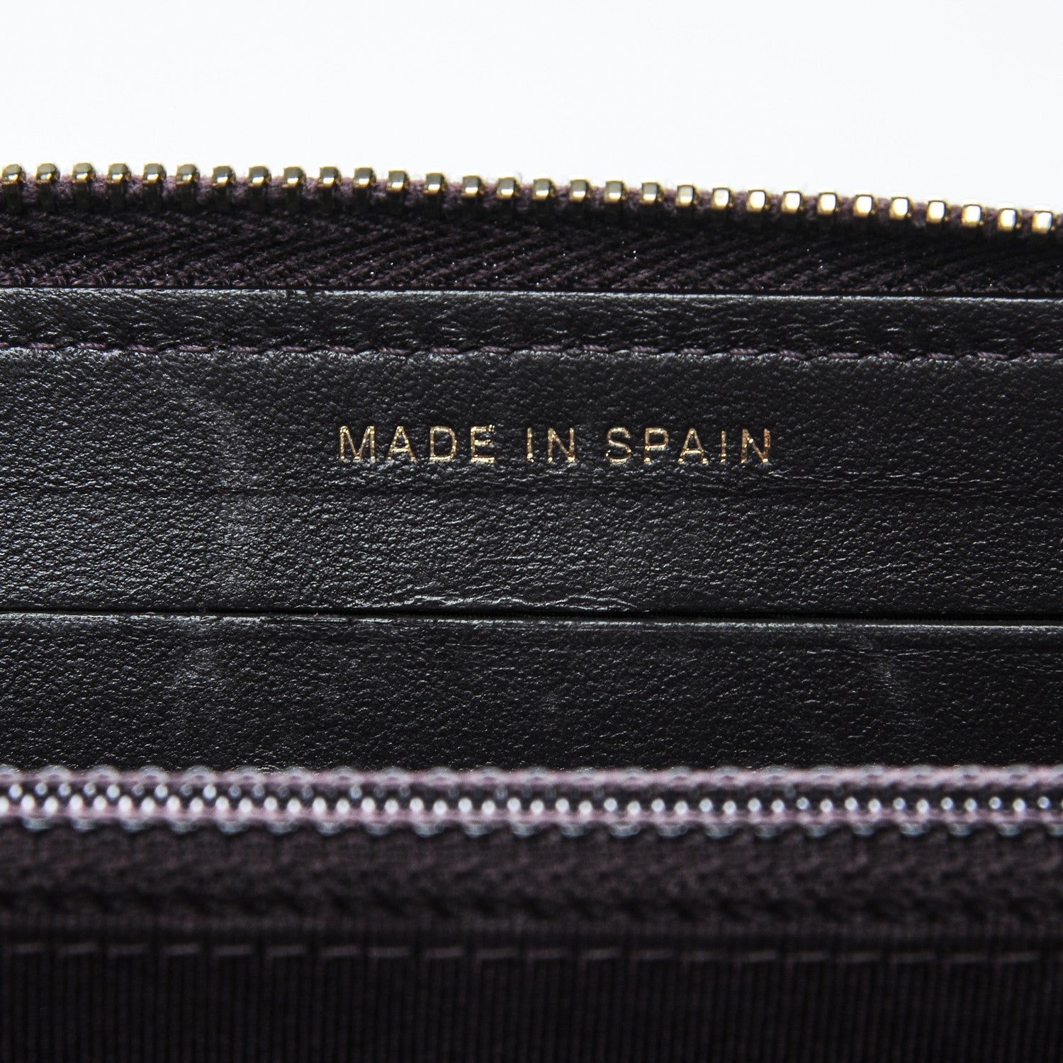 Chanel Lambskin Quilted Small Zip Around Wallet Purple 6 of 8