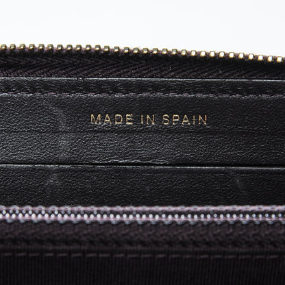 Chanel Lambskin Quilted Small Zip Around Wallet Purple 6 of 8