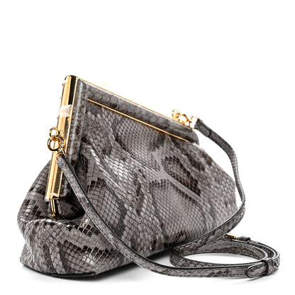 Fendi Snakeskin Small Fendi First Asfalto 3 of 12