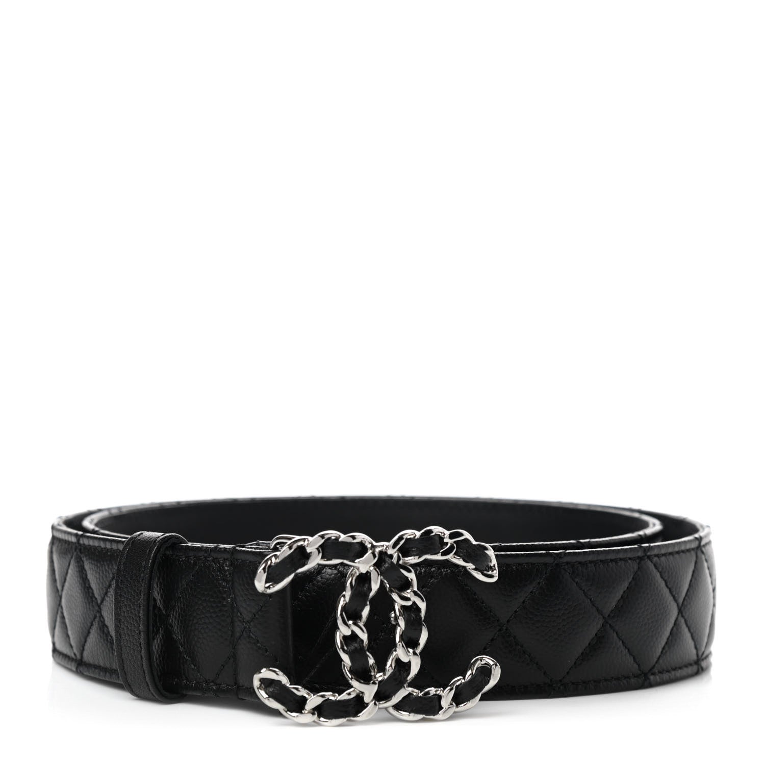 Chanel Caviar Quilted CC Chain Belt 90 36 Black 1 of 6