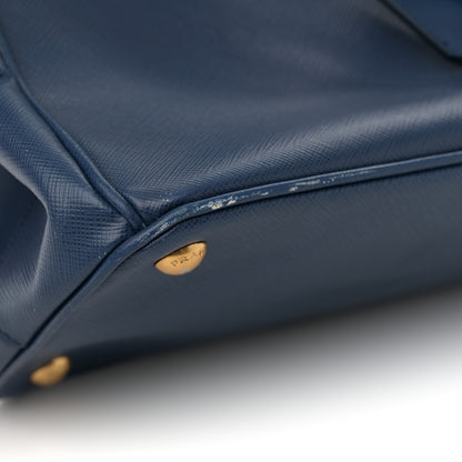 Prada Saffiano Medium Galleria Double Zip Tote Bluette 14 of 22