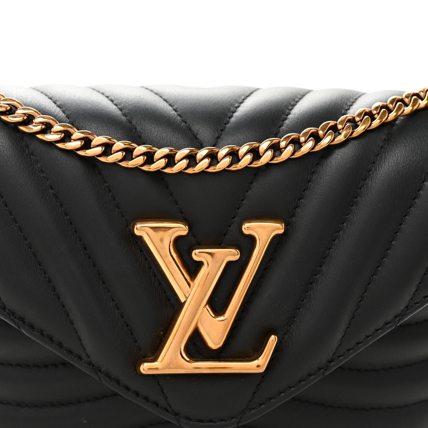 Louis Vuitton Calfskin New Wave Multi Pochette Black 7 of 9