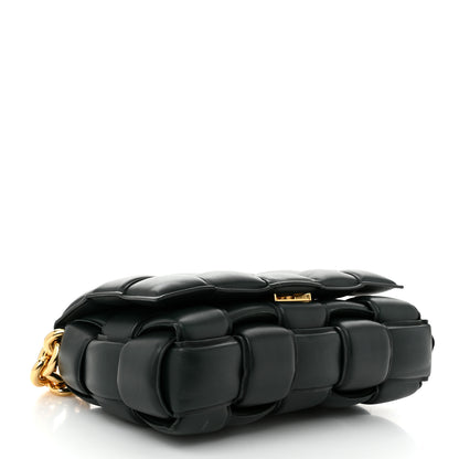 Bottega Veneta Lambskin Maxi Intreccio Padded Chain Cassette Crossbody Bag Inkwell 4 of 10