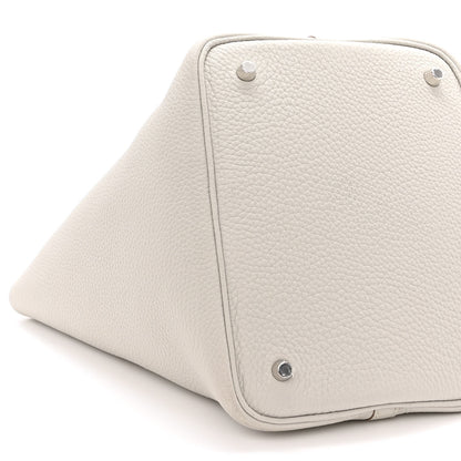 Hermes Taurillon Clemence Picotin Lock 22 MM Gris Perle 9 of 12