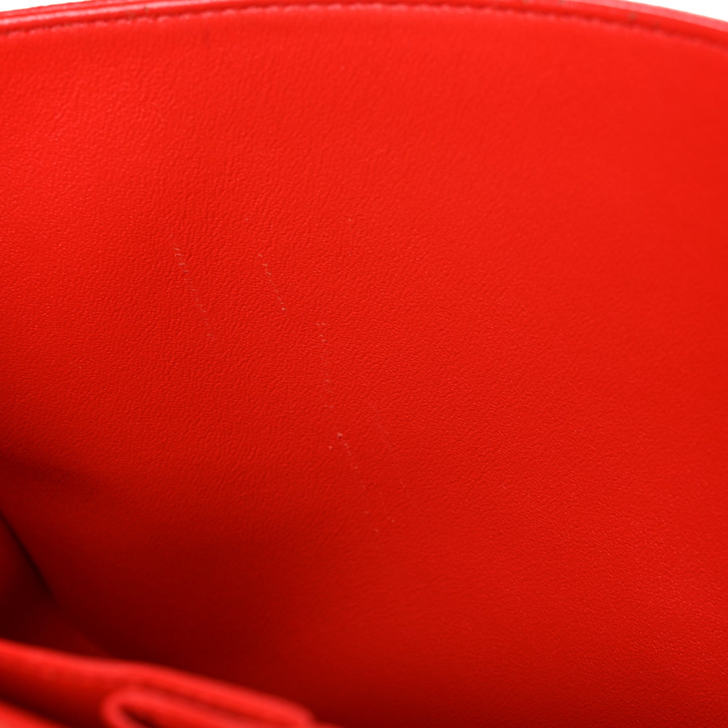 Caviar Quilted Jumbo Double Flap Red