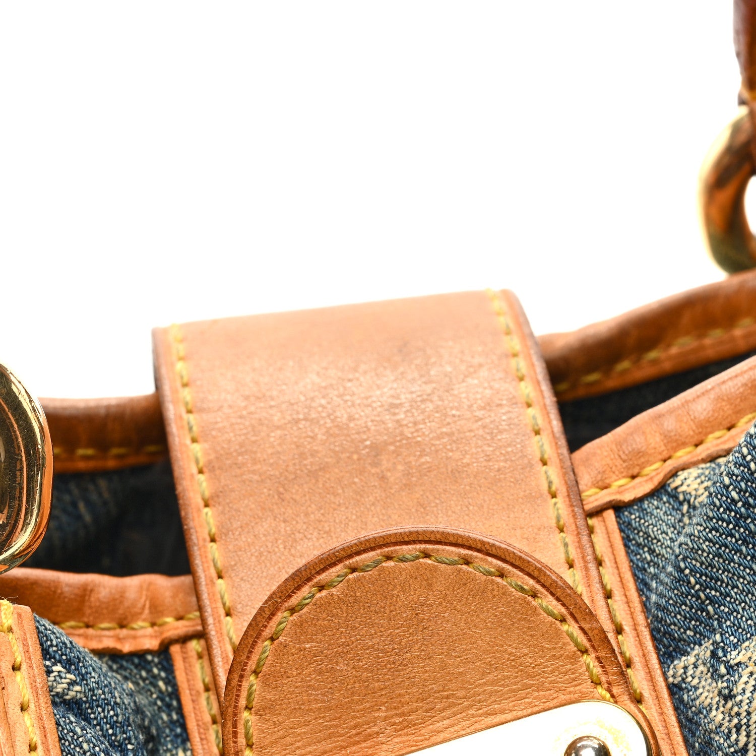 Louis Vuitton LOUIS VUITTON Monogram Denim Pleaty Blue 9 of 14