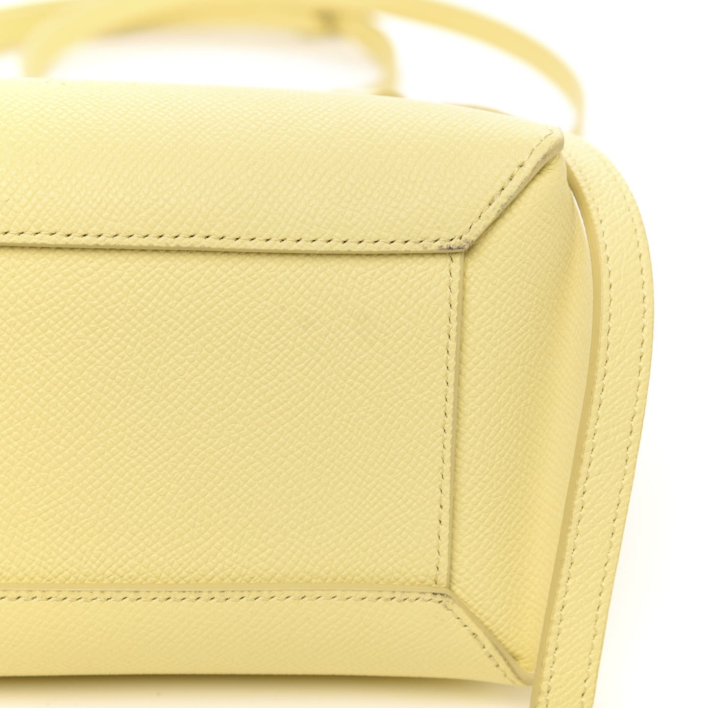 Grained Calfskin Nano Belt Bag Citrus