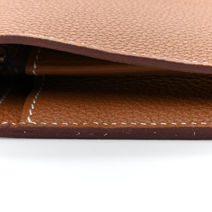 Hermes Togo Dogon Duo Wallet Gold 14 of 14