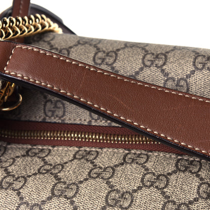 Gucci GG Supreme Monogram Large Linea A Hobo Light Brown 6 of 7