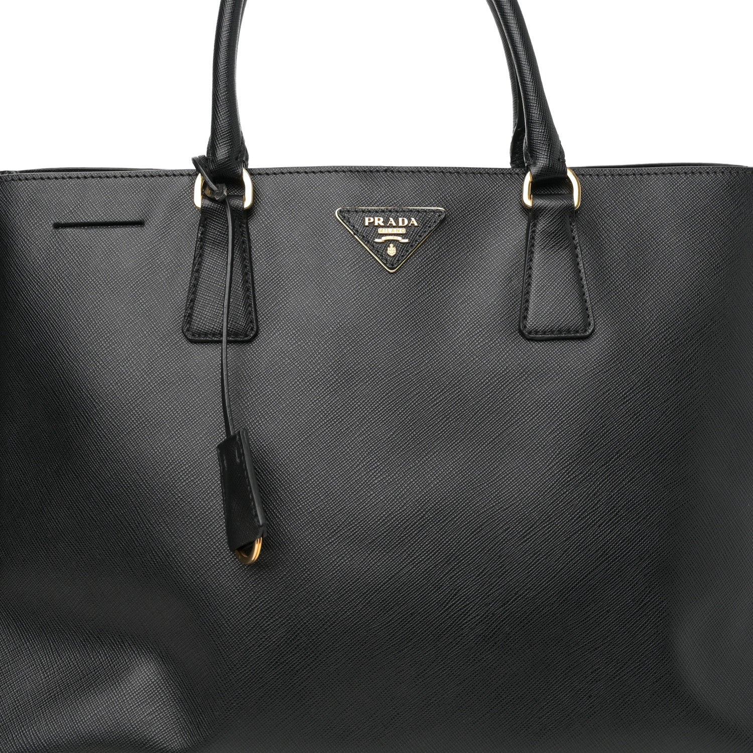 Prada Saffiano Lux Large Tote Black 8 of 10